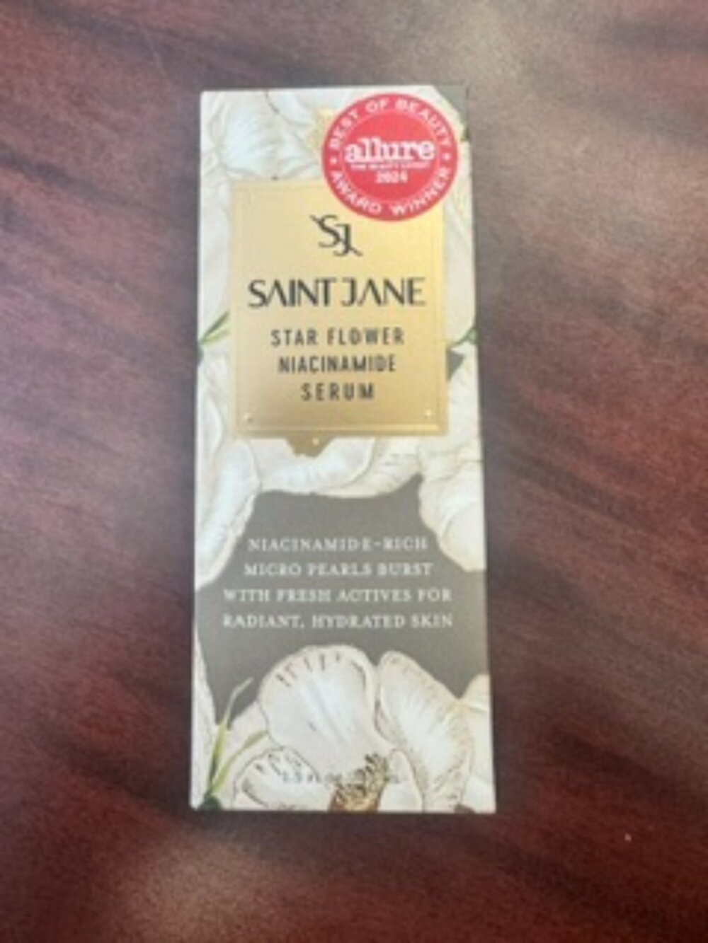 Saint Jane Star Flower Niacinamide Serum/Cream & Gold Floral NEW!